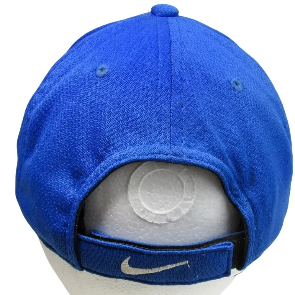 Nike Infant 12M-24M Boys Dri-Fit Baseball Cap Hat Blue Adjustable‎ Swoosh Logo